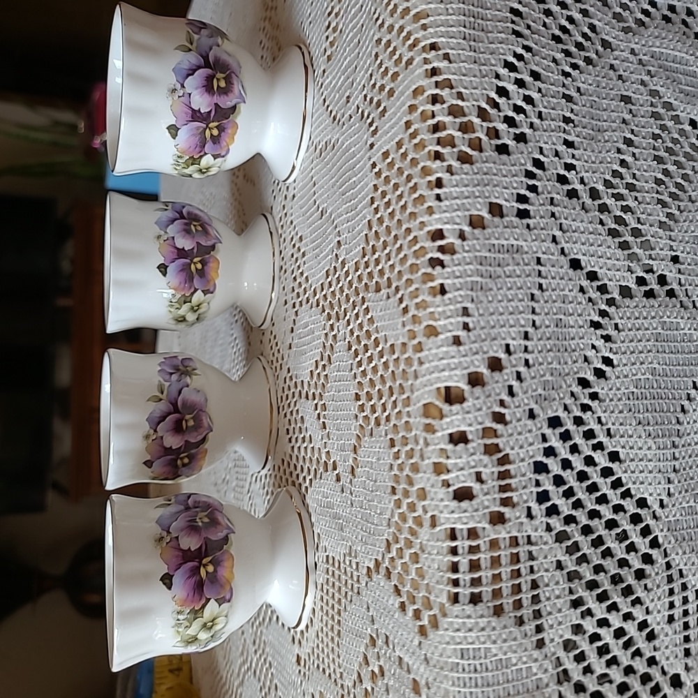 Egg cups.
